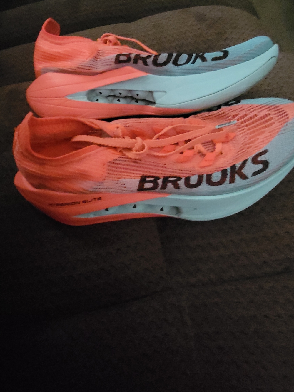 Brooks Women’s HYPERION ELITE 5 — Coral/Blue(5.5M/7W)